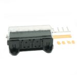 Fuse Box for UniVal, 16Way, complete with cover, bottom cover, brackets and terminals