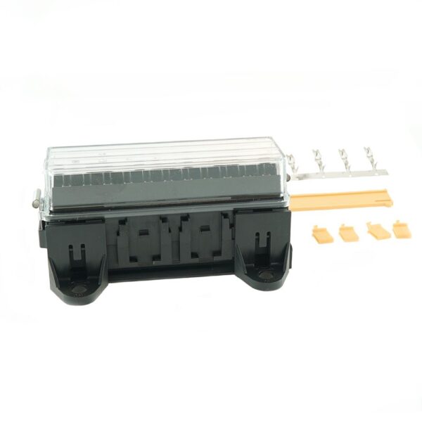 Fuse Box for UniVal, 16Way, complete with cover, bottom cover, brackets and terminals