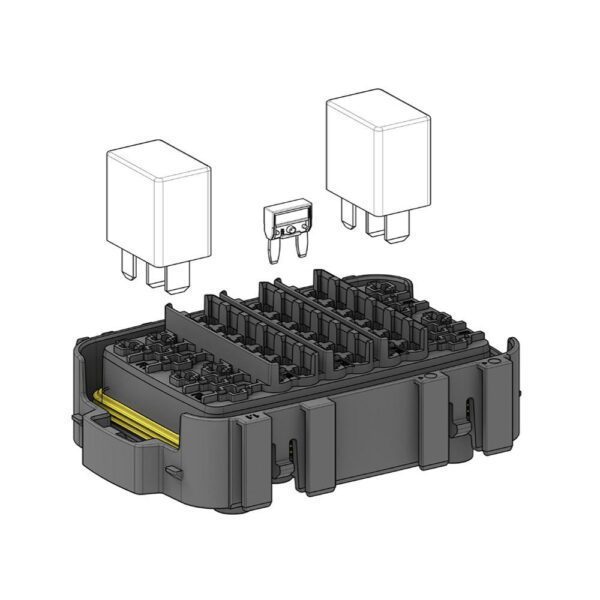 WP MODULE for 18x MinVal, 4x Micro-Relays