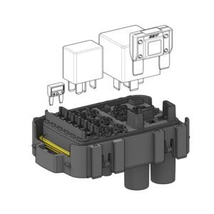 WP MODUL für 6x MinVal, 1x MaxiVal, 3x Mikro-Relais, 1x Mini-Relais