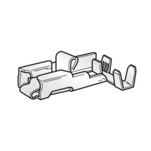 Blade Receptacle FASTON, 1-2.5mm², strip fixed, angled 90°