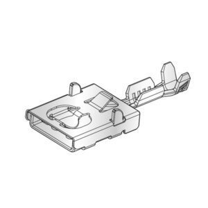 Flachsteckhülse F630E, 6,3mm, 4-6mm²
