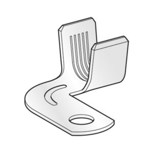 Ring Terminal, crimp-contact, CBA FL90, M8, 25-42mm², angled 90°