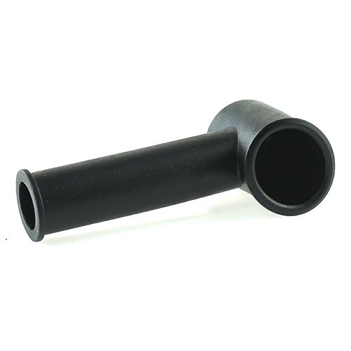 insulating cap, black, cable diameter 9mm