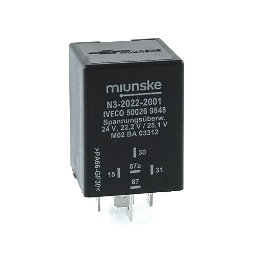 Voltage Monitoring Relay 24V, U(on) 25.1V, U(off) 22,2V, delayed