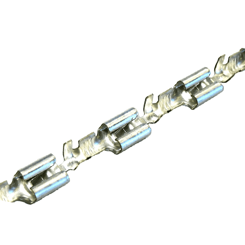 Blade Receptacle, 4.8mm, 0.5-1.5mm², with fixing point and detent, on reel