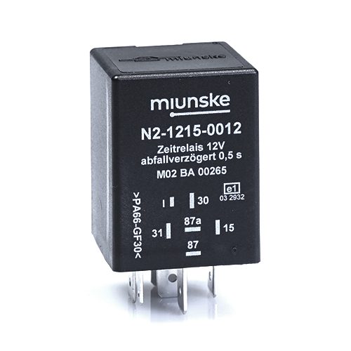 Zeitrelais 12V, 0,5s, abfallverzögert, potentialfrei, retriggerbar