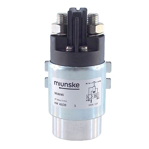 Power-Relais 12V, 300A (2400A-1sec), Schließer, bistabil, mit Diode, mit Seitenflansch