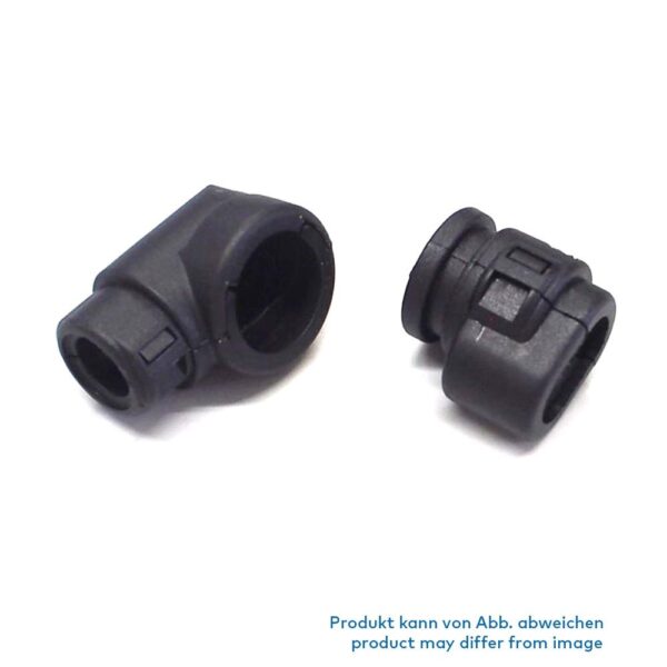 Wellrohranschluss für BOSCH Stecker, 90°, NW 10, 3-polig, CI12-90-BC3