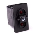 on-off-on Schalter, 12V/20A, für Contura II,III, IV,V, LED 1 rot, LED 2 rot, mit Flächendichtung