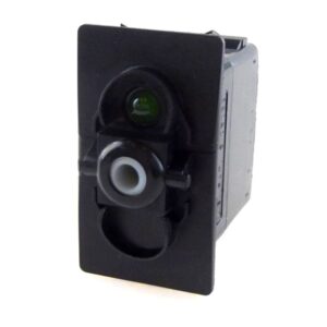 on>off<on Taster, 12V/20A, für Contura II, III, IV, V, LED 1 grün hell