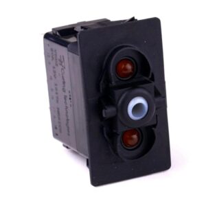 on-on Doppelschalter, 12V/20A,  für Contura II,III,IV,V, LED 1 gelb, LED 2 gelb