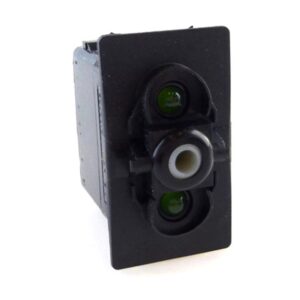 on-on Doppelschalter, 12V/20A, für Contura II,III,IV,V, LED 1 grün hell, LED 2 grün hell