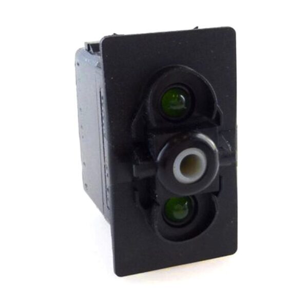 on-on Doppelschalter, 12V/20A, für Contura II,III,IV,V, LED 1 grün hell, LED 2 grün hell