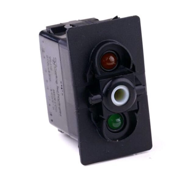 on>off<on Double Momentary Switch, 12V/20A, for Contura II,III,IV,V, LED 1 amber, LED 2 superbright green
