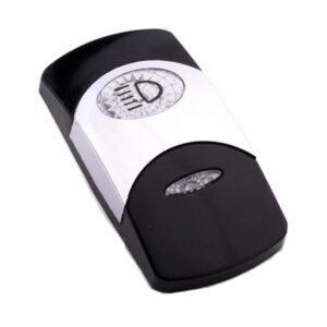 Actuator Contura VI, black, bright chrome plated, insert high, oval lens and bar lens clear, symbol "high beam"