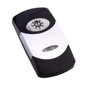 Actuator Contura VI, black, bright chrome plated, low insert, oval lens and bar lens clear, symbol "anchor light"