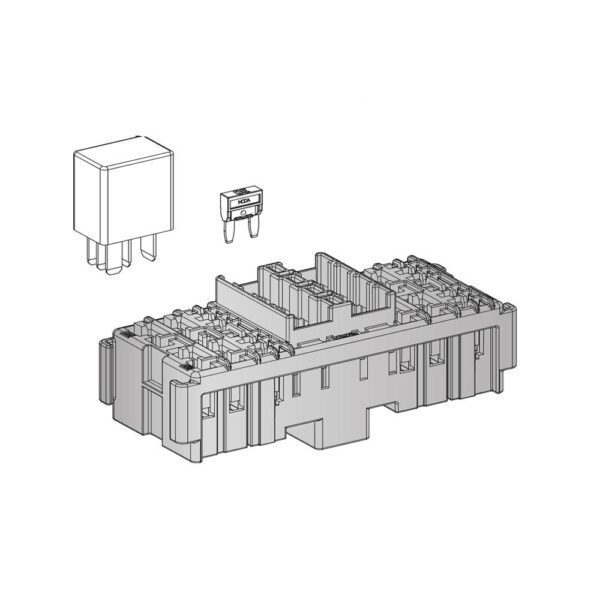 Steckmodul für 4x Mikro Relais und 8x MiniVal