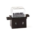 Fusebox for UniVal, 2-pole, with cover