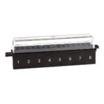 Fusebox for UniVal, 8-pole, with cover