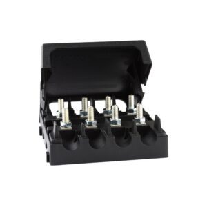 Sicherungshalter für MidiVal 30mm, 4-fach, mit Deckel