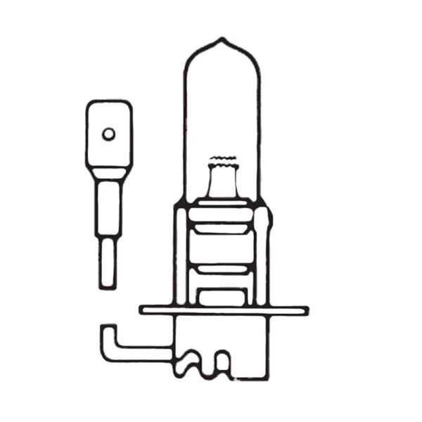 Scheinwerferlampe H3, 12V, 55W, PK22s, heavy duty