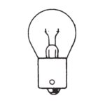 Kugellampe 24V, 15W, BA15s