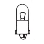Metallic Base Lamp 24V, 2W