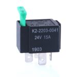 Mini Relay 24V, 15A, normally open, with automotive blade fuse