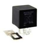 Mini-Relais 48V, 5/10A, Wechsler, Diode, Lasche beigelegt