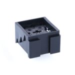Mini Relay Socket, for PCB mounting, central plug, 9-pole, 9×6.3mm