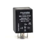Switch-off Delayed Timer Relay 12V, 4sec, no dry contact, retriggerable, waterproof