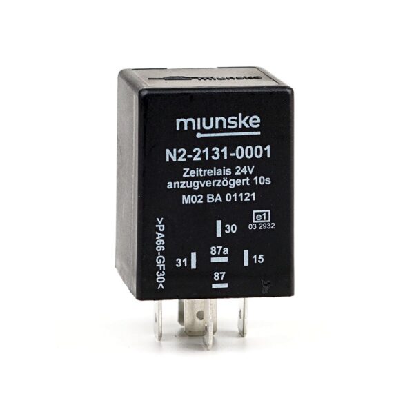 Switch-on Delayed Timer Relay 24V, 10sec, no dry contact
