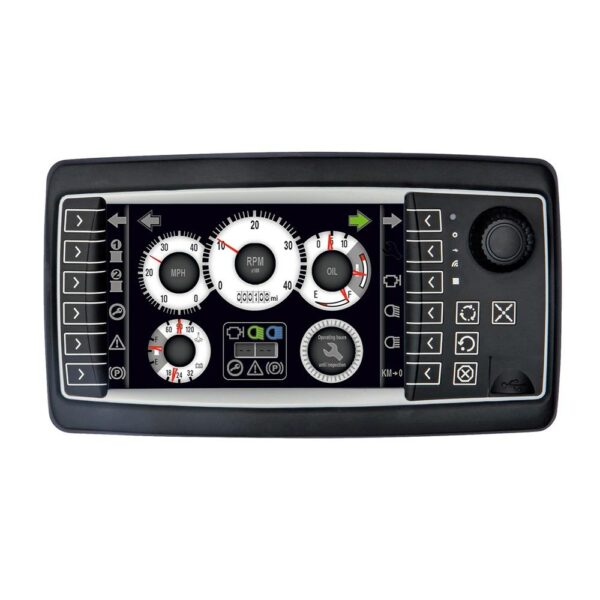 OPUS A6s 2nd Generation Full, PClient, 7" TFT 800x480 Pixel Touch, 2x CAN ISO 11898, 3x Video In, 12x Softkey, 3x Hardkey, 1x Encoder