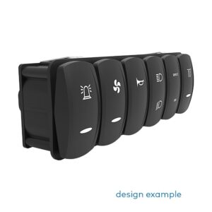 CAN operator control module, 6 switch-positions, J1939, IP 68