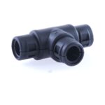 Hinged Conduit Joiner T-shape, NW7.5-7.5-7.5, black