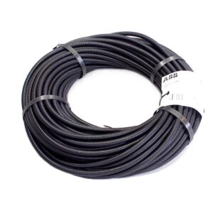 Wellrohr NW8,5, Co-Polyester, Normalprofil, braun, HTC hochtemperaturbeständig, Aufmachung 50m Ring