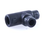 Hinged Conduit Joiner T-shape, NW8.5-7.5-7.5, black