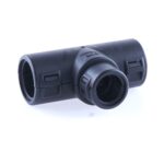 Hinged Conduit Joiner T-shape, NW 13-10-13, black