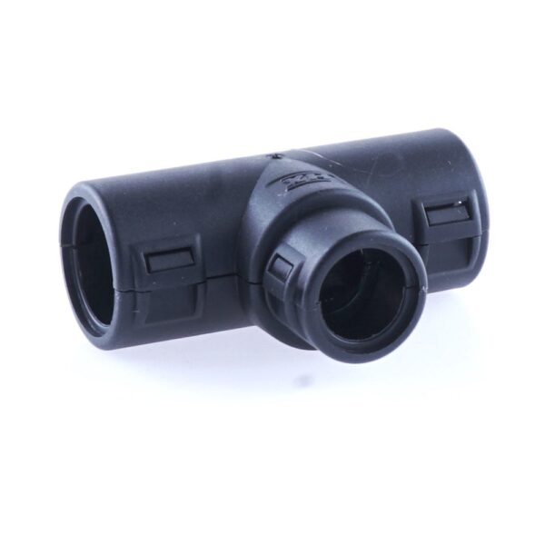 Hinged Conduit Joiner T-shape, NW 13-10-13, black