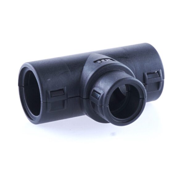 Hinged Conduit Joiner T-shape, NW 17-13-17, black