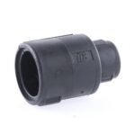 Wellrohr-Verbinder NW 17-10, schwarz