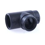 Hinged Conduit Joiner T-shape, NW 23-22-22, black