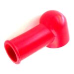 terminal insulation boot, cable diameter 15.9 mm, contact diameter 21.8 mm, red